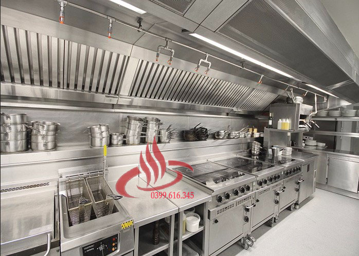 Thiết kế bếp công nghiệp inox cho nhà máy