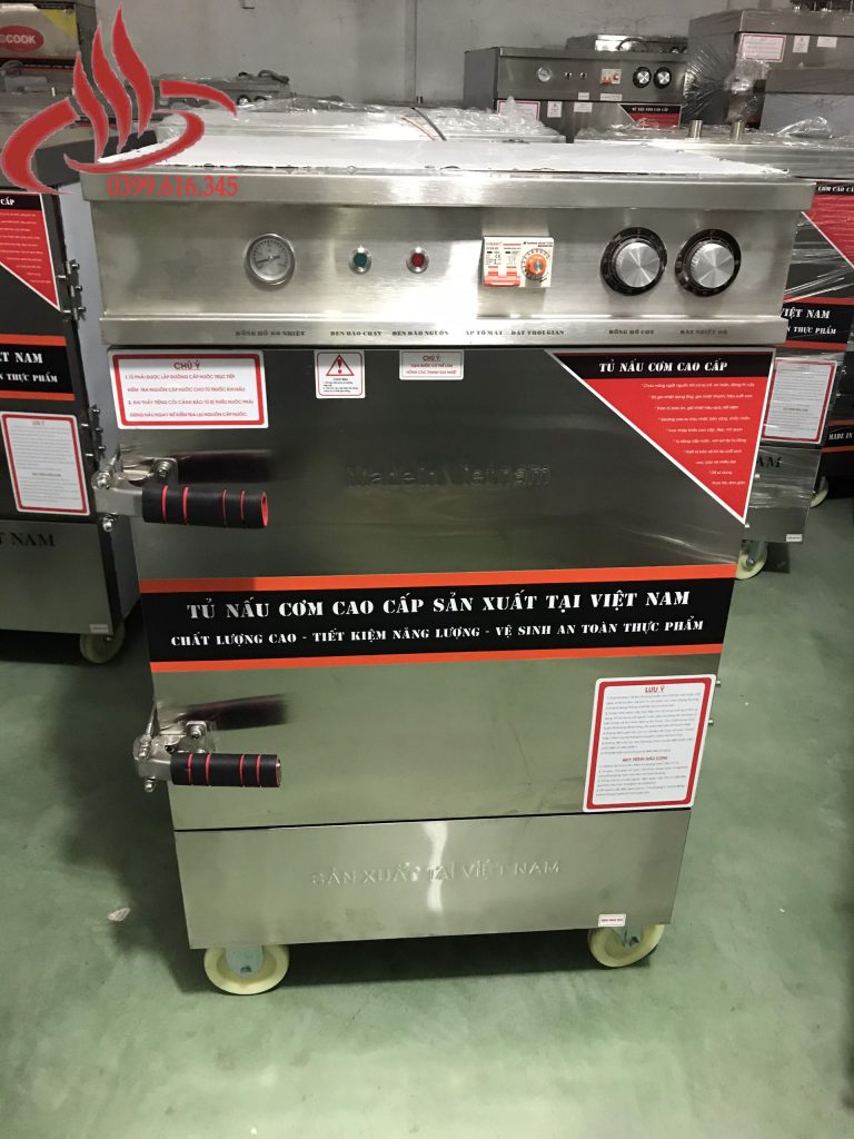 Tủ nấu cơm 6 khay công nghiệp