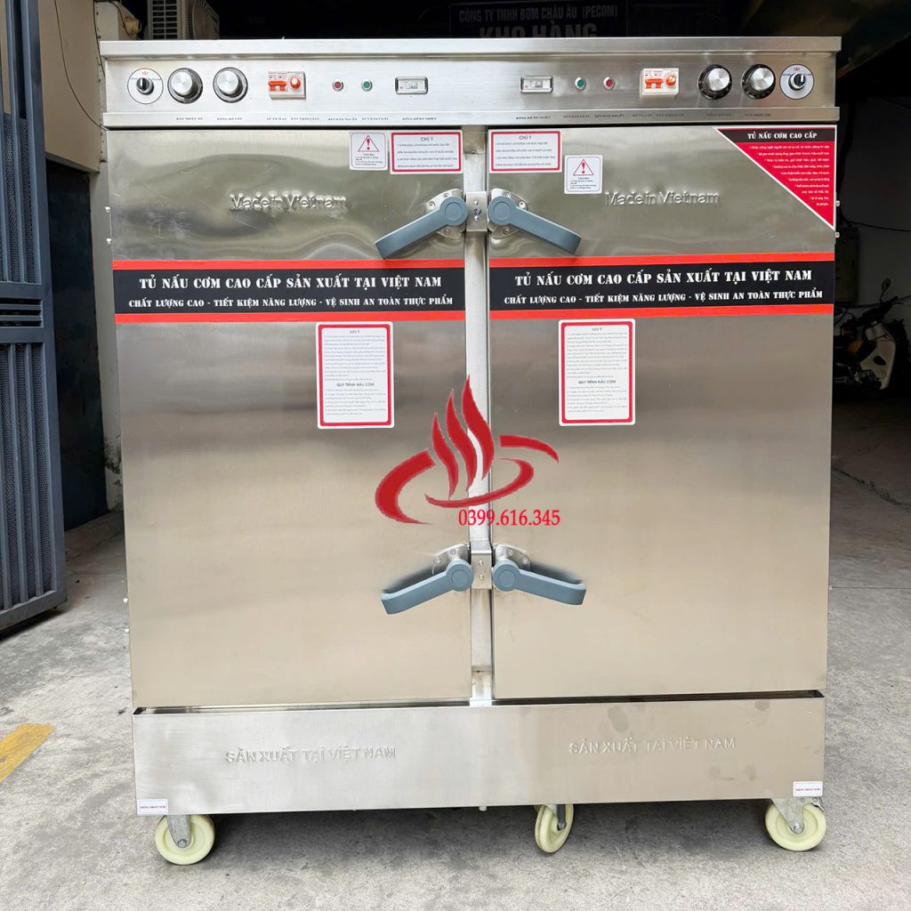 Tủ nấu cơm 24 khay điện công nghiệp