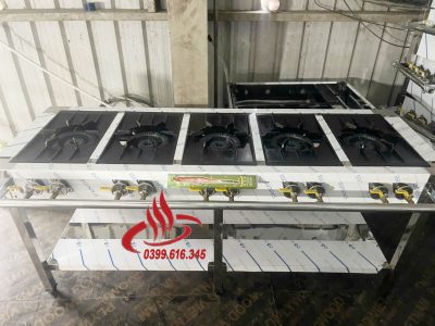Bếp gas Hàn Quốc 5 họng to