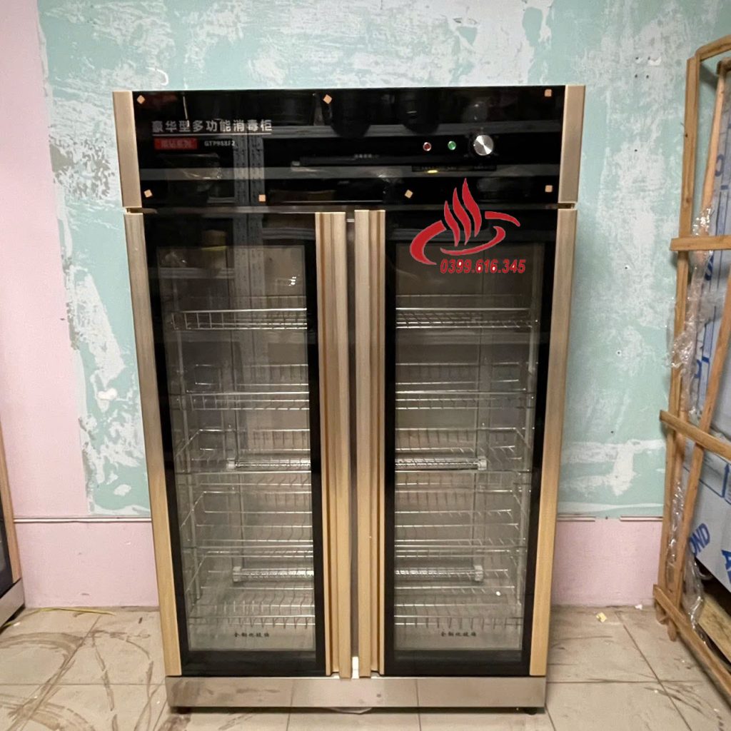 Tủ Sấy Bát 2 Cánh Inox Công Nghiệp: Giải Pháp Tiệt Trùng Cao Cấp, Công Suất Khổng Lồ Cho Chuỗi F&B và Bếp Tập Thể