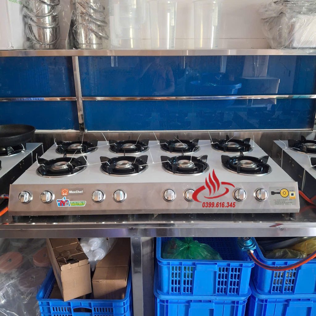 Bếp Gas Hàn Quốc 8 Họng Chính Hãng – Inox 304 Bền Bỉ, Lửa Mạnh Tiết Kiệm Gas Cho Nhà Hàng Mì Cay, Cơm Niêu, Buffet Lớn Tại Việt Nam Năm 2026